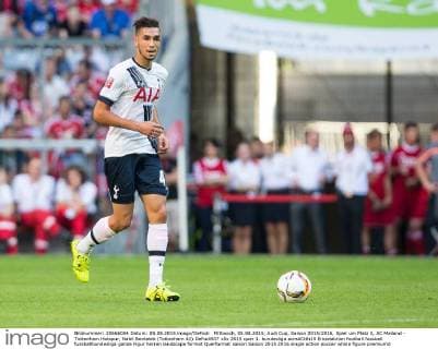 Mittwoch, 05.08.2015, Audi Cup, Saison 2015 2016, Spiel um Platz 3, AC Mailand - Tottenham Hotspur, Nabil Bentaleb (Tottenham 42) DeFodi507