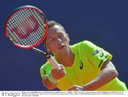 TENNIS - ATP Tennis Herren Generali Open 2015 KITZBUEHEL,AUSTRIA,07.AUG.15 - TENNIS - ATP World Tour, Generali Open. Image shows Philipp Kohlschreiber (GER). GEPAxpictures xHansxOsterauer