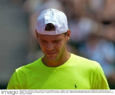 TENNIS - ATP Tennis Herren Generali Open 2015 KITZBUEHEL,AUSTRIA,08.AUG.15 - TENNIS - ATP World Tour, Generali Open. Image shows Paul-Henri Mathieu (FRA). GEPAxpictures xHansxOsterauer