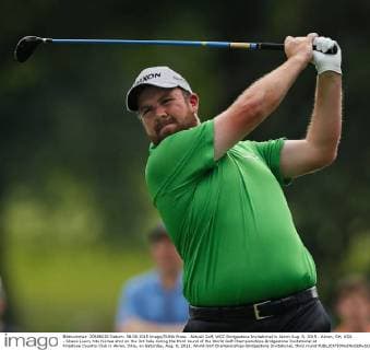Aktuell Golf, WGC Bridgestone Invitational in Akron Aug. 8, 2015 - Akron, OH, USA - Shane Lowry hits his tee shot on the 3rd hole during the third round of the World Golf Championships-Bridgestone Invitational at Firestone Country Club in Akron, Ohio, on Saturday, Aug. 8, 2015. World Golf Championships-Bridgestone Invitational, third round - ZUMAm67_