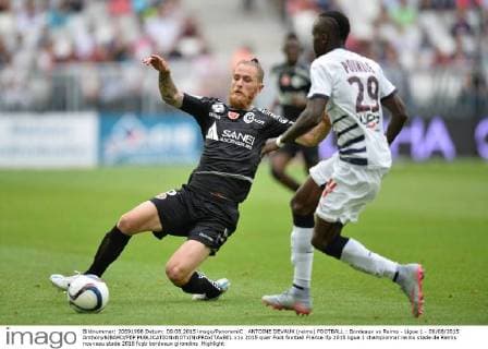 ANTOINE DEVAUX (reims) FOOTBALL : Bordeaux vs Reims - Ligue 1 - 09 08 2015 AnthonyBIBARD FEP 