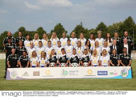 Aktuell Fußball, Damen, Porträttermin 1. FFC Frankfurt - Fototermin 1. FFC Frankfurt