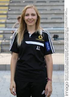 Aktuell Fußball, Damen, Porträttermin 1. FFC Frankfurt Physio Anne LAcroix - Fototermin 1. FFC Frankfurt