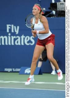Aug. 11, 2015 - Toronto - August 11, 2015 - Toronto, Ontario, Canada - Victoria Azarenka of Belarus in action (against Elina Svitolina of the Ukraine) during the 1st round of the women s singles match at the 2015 Rogers Cup in Toronto, Canada. Tennis 2015 : Rogers Cup - Toronto - ZUMAm115