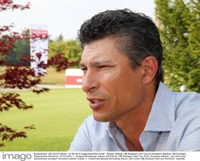 Aktuell Fußball, VfB Stuttgart Golf Cup mit Krassimir Balakow VfB Stuttgart Deutschland, Marhördt, 10.08.2015, 1. Fussball-Bundesliga, Saison 2015 2016, VfB Stuttgart, Golf Cup 2015: Krassimir Balakov.