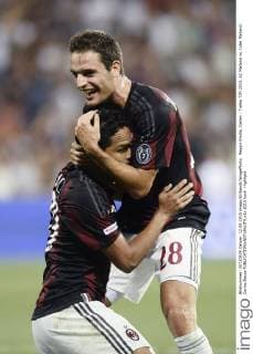 Reggio Emilia, Italien - Trofeo TIM 2015, AC Mailand vs. Inter Mailand: Carlos Bacca 