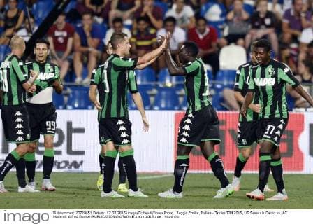 Reggio Emilia, Italien - Trofeo TIM 2015, US Sassuolo Calcio vs. AC Mailand: Alfred Duncan 