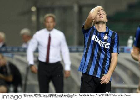 Reggio Emilia, Italien - Trofeo TIM 2015, AC Mailand vs. Inter Mailand: Mateo Kovacic 