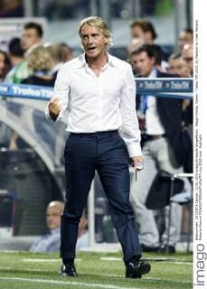 Reggio Emilia, Italien - Trofeo TIM 2015, AC Mailand vs. Inter Mailand: Roberto Mancini 