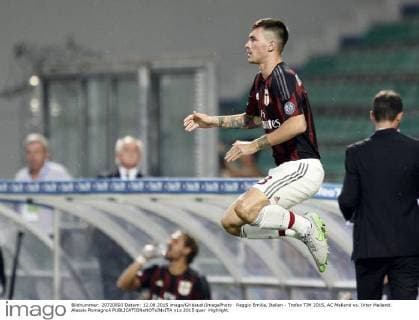Reggio Emilia, Italien - Trofeo TIM 2015, AC Mailand vs. Inter Mailand: Alessio Romagnoli 