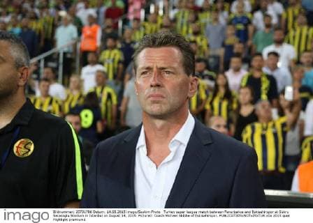 Turkey super league match between Fenerbahce and Eskisehirspor at Sukru Saracoglu Stadium in Istanbul on August 14, 2015. Pictured: Coach Michael Skibbe of Eskisehirspor. 