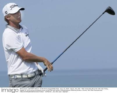Aug. 14, 2015 - Haven, WI, USA - Matt Jones tees off on the 16th hole Friday, August 14, 2015 during the second round of the PGA Golf Herren Championship at Whistling Straits in Haven, Wis. PGA Championship - ZUMAm67_