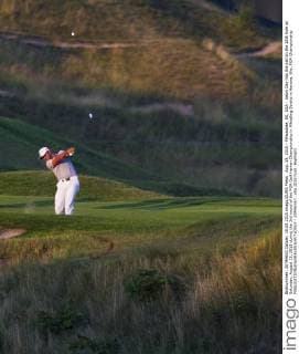 Aug. 15, 2015 - Milwaukee, WI, USA - Jason Day hits the ball on the 18th hole on Saturday, August 15, 2015 during the 3rd round of the PGA Golf Herren Championship in Whistling Straits in Havana, Wis. PGA Championship - ZUMAm67_
