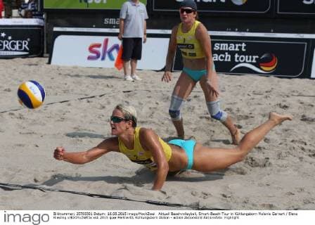Aktuell Beachvolleyball, Smart-Beach-Tour in Kühlungsborn Melanie Gernert Elena Kiesling xHOCHxZWEIx