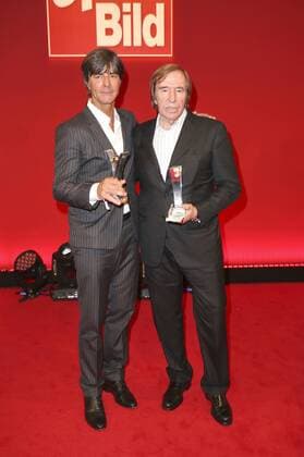 Joachim Jogi Löw und Günter Netzer beim Bild Award 2015 in der Fischauktionshalle. Hamburg, 17.08.2015 Foto:xgbrcix xFuturexImage