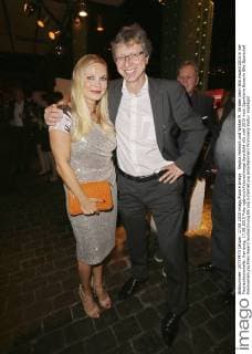 Regina Halmich und Walter M. Straten beim Bild Award 2015 in der Fischauktionshalle. Hamburg, 17.08.2015 Foto:xgbrcix xFuturexImage