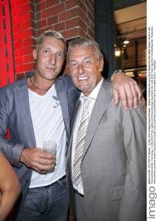 Stefan Kretzschmar und Jörg Wontorra beim Bild Award 2015 in der Fischauktionshalle. Hamburg, 17.08.2015 Foto:xgbrcix xFuturexImage