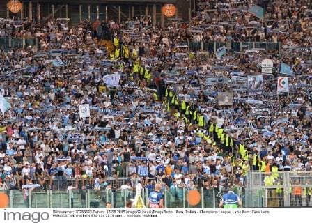 Rom, Italien - Champions League, Lazio Rom: Fans Lazio 