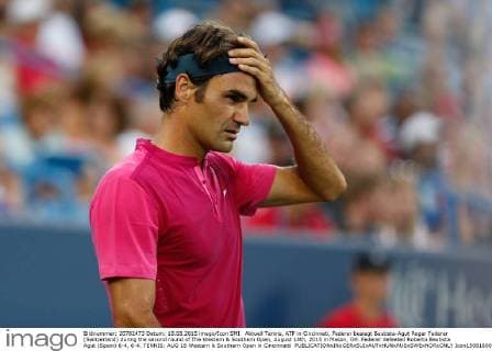 Aktuell Tennis, ATP in Cincinnati, Federer besiegt Bautista-Agut Roger Federer (Switzerland) during the second round of The Western & Southern Open, August 18th, 2015 in Mason, OH. Federer defeated Roberto Bautista Agut (Spain) 6-4, 6-4. TENNIS: AUG 18 Western & Southern Open in Cincinnatti Icon150818009 EDITORIAL USE ONLY