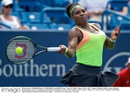 Aug. 19, 2015 - Mason, Ohio, USA - Serena Williams (USA) in action during Wednesday s round of the Western and Southern Open at at the Lindner Family Tennis Center , Mason, Oh. Tennis 2015 - Western & Southern Open - ZUMAs304