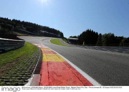 Belgian Grand Prix, Spa - Francorchamps 20 - 23 August 2015 20.08.2015 - Track view 