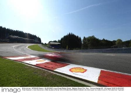 Belgian Grand Prix, Spa - Francorchamps 20 - 23 August 2015 21.08.2015 - Free Practice 1, Kimi Raikkonen (FIN) Scuderia Ferrari SF15-T 