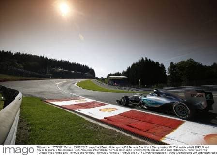 Motorsports: FIA Formula One World Championship WM Weltmeisterschaft 2015, Grand Prix of Belgium, 6 Nico Rosberg (GER, Mercedes AMG Petronas Formula One Team), xHOCHxZWEIx