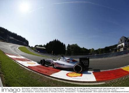 Motorsports: FIA Formula One World Championship WM Weltmeisterschaft 2015, Grand Prix of Belgium, 19 Felipe Massa (BRA, Williams Martini Racing), xHOCHxZWEIx