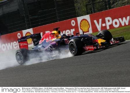 Motorsports: FIA Formula One World Championship WM Weltmeisterschaft 2015, Grand Prix of Belgium, 3 Daniel Ricciardo (AUS, Infiniti Red Bull Racing), xHOCHxZWEIx
