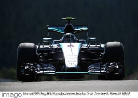 Belgian Grand Prix, Spa - Francorchamps 20 - 23 August 2015 21.08.2015 - Free Practice 1, Nico Rosberg (GER) Mercedes AMG F1 W06 