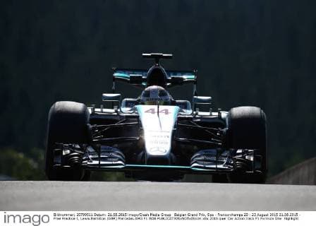 Belgian Grand Prix, Spa - Francorchamps 20 - 23 August 2015 21.08.2015 - Free Practice 1, Lewis Hamilton (GBR) Mercedes AMG F1 W06 