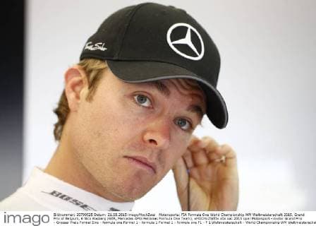 Motorsports: FIA Formula One World Championship WM Weltmeisterschaft 2015, Grand Prix of Belgium, 6 Nico Rosberg (GER, Mercedes AMG Petronas Formula One Team), xHOCHxZWEIx