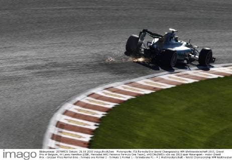 Motorsports: FIA Formula One World Championship WM Weltmeisterschaft 2015, Grand Prix of Belgium, 44 Lewis Hamilton (GBR, Mercedes AMG Petronas Formula One Team), xHOCHxZWEIx