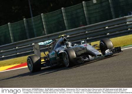 Motorsports: FIA Formula One World Championship WM Weltmeisterschaft 2015, Grand Prix of Belgium, 6 Nico Rosberg (GER, Mercedes AMG Petronas Formula One Team), xHOCHxZWEIx