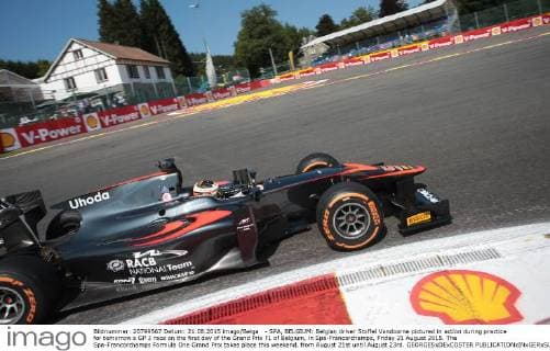 - SPA, BELGIUM: Belgian driver Stoffel Vandoorne pictured in action during practice for tomorrow s GP 2 race on the first day of the Grand Prix F1 of Belgium, in Spa-Francorchamps, Friday 21 August 2015. The Spa-Francorchamps Formula One Grand Prix takes place this weekend, from August 21st until August 23rd. GEORGESxDExCOSTER  x04683850x