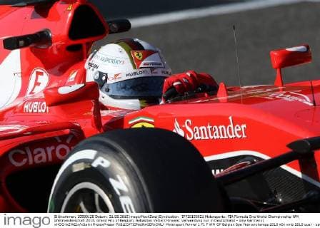 IPP20150821 Motorsports: FIA Formula One World Championship WM Weltmeisterschaft 2015, Grand Prix of Belgium, Sebastian Vettel (Hinweis: Verwendung nur in Deutschland - only Germany) xHOCHxZWEIx xItalyxPhotoxPressx 