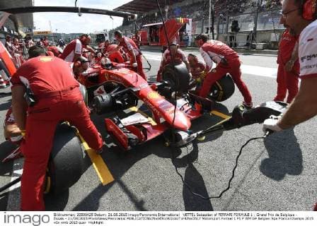 VETTEL Sebastian of FERRARI FORMULE 1 : Grand Prix de Belgique - Essais - 21 08 2015 PhotoNews Panoramic 