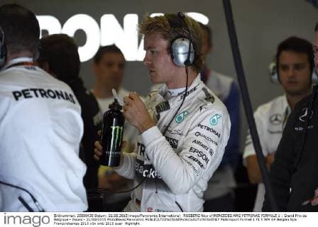 ROSBERG Nico of MERCEDES AMG PETRONAS FORMULE 1 : Grand Prix de Belgique - Essais - 21 08 2015 PhotoNews Panoramic 