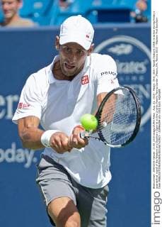 Aug. 21, 2015 - Mason, Ohio, USA - Novak Djokovic (SRB) in action during Friday s quarterfinal round of the Western and Southern Open at at the Lindner Family Tennis Center , Mason, Oh. Tennis 2015 - Western And Southern Open - ZUMAs304