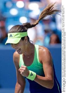 Aug. 21, 2015 - Mason, Ohio, USA - Ana Ivanovic (SRB) celebrates a point during Friday s quarterfinal round of the Western and Southern Open at at the Lindner Family Tennis Center , Mason, Oh. Tennis 2015 - Western And Southern Open - ZUMAs304