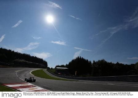 Belgian Grand Prix, Spa - Francorchamps 20 - 23 August 2015 22.08.2015 - Free Practice 3, Carlos Sainz Jr (ESP) Scuderia Toro Rosso STR10 