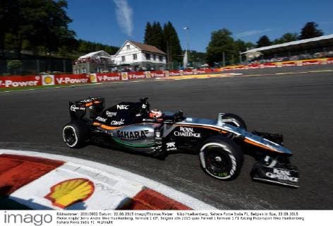 Niko Huelkenberg, Sahara Force India F1, Belgien in Spa, 22.08.2015 Photo:mspb Jerry Andre Niko Huelkenberg, formula 1 GP, Belgien