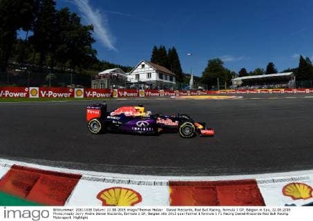 Daniel Ricciardo, Red Bull Racing, formula 1 GP, Belgien in Spa, 22.08.2015 Photo:mspb Jerry Andre Daniel Ricciardo, formula 1 GP, Belgien