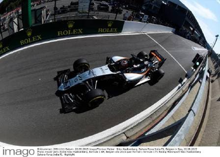 Niko Huelkenberg, Sahara Force India F1, Belgien in Spa, 22.08.2015 Photo:mspb Jerry Andre Niko Huelkenberg, formula 1 GP, Belgien