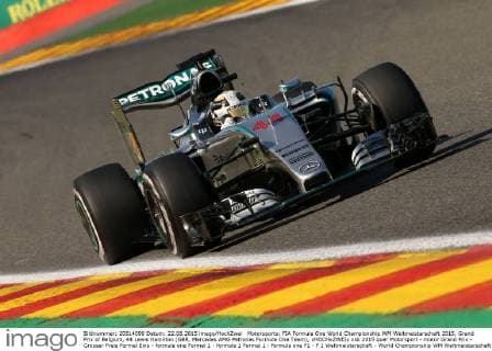 Motorsports: FIA Formula One World Championship WM Weltmeisterschaft 2015, Grand Prix of Belgium, 44 Lewis Hamilton (GBR, Mercedes AMG Petronas Formula One Team), xHOCHxZWEIx