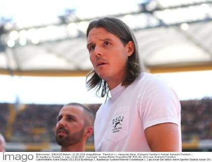 Frankfurt v.l. Alexander Meier (Eintracht Frankfurt) Portrait Eintracht Frankfurt - FC Augsburg, Fussball, 1. Liga, 22.08.2015 , Copyright: Voelker Eibner-Pressefoto EP_TVR