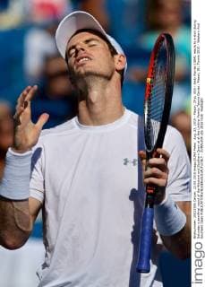 Aug. 22, 2015 - Mason, Ohio, USA - Andy Murray (GBR) reacts to a shot during Saturday s semifinal round of the Western and Southern Open at at the Lindner Family Tennis Center , Mason, Oh. Tennis 2015 - Western And Southern Open - ZUMAs304