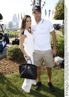 Michael Ballack mit Freundin Natascha Tannous beim 8. GRK Golf Charity Masters im Golf & Country Club Leipzig. Leipzig, 22.08.2015 Foto:xS.xGabschx xFuturexImage
