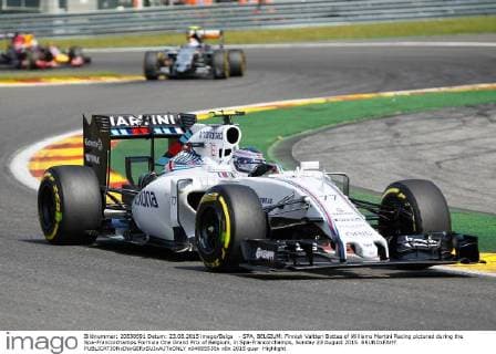 - SPA, BELGIUM: Finnish Valtteri Bottas of Williams Martini Racing pictured during the Spa-Francorchamps Formula One Grand Prix of Belgium, in Spa-Francorchamps, Sunday 23 August 2015. BRUNOxFAHY  x04685535x