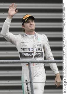 - SPA, BELGIUM: German Nico Rosberg of Mercedes AMG Petronas F1 Team celebrate on the podium after the Spa-Francorchamps Formula One Grand Prix of Belgium, in Spa-Francorchamps, Sunday 23 August 2015. NICOLASxLAMBERT  x04685684x